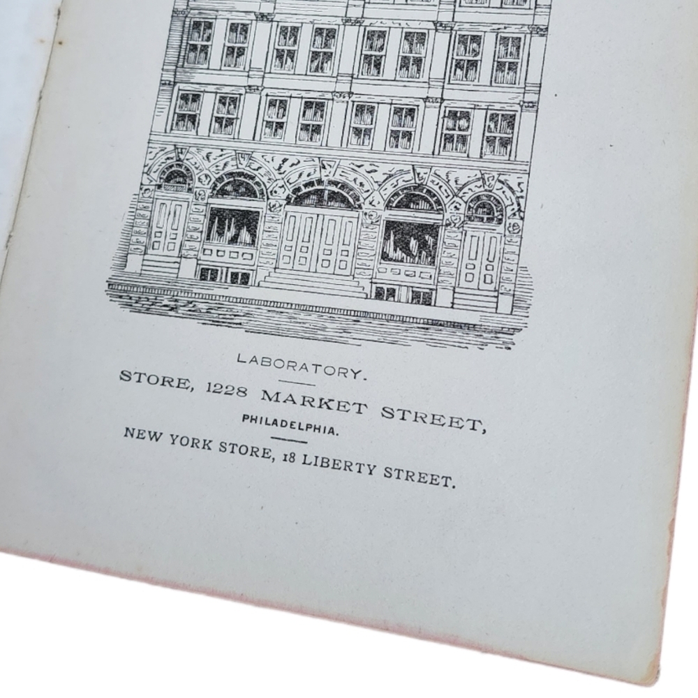 ANTIQUE x WM‎ R WARNER'S Therapeutic Reference Book small hardback circa 1890 - Picture 6 of 16